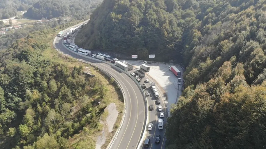 Bolu Dağı'nda Trafik Felç Oldu