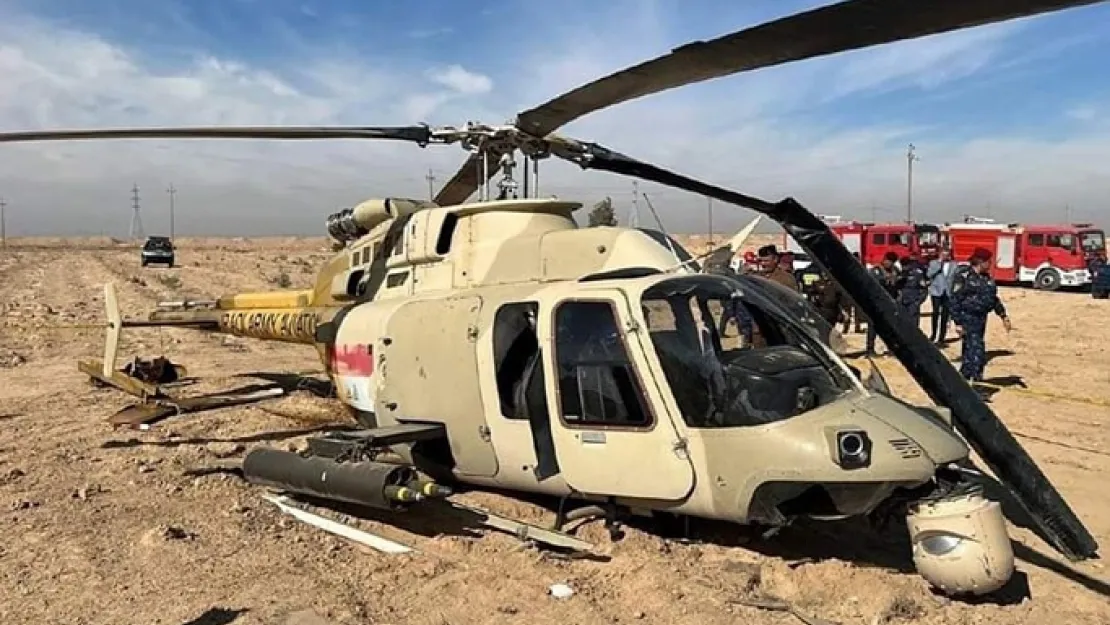 Irak'da Eğitim Uçuşu Yapan Askeri Helikopter Düştü