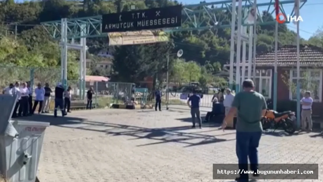 Zonguldak'ın Ereğli İlçesinde Bir Maden Ocağında Göçük Meydana Geldi