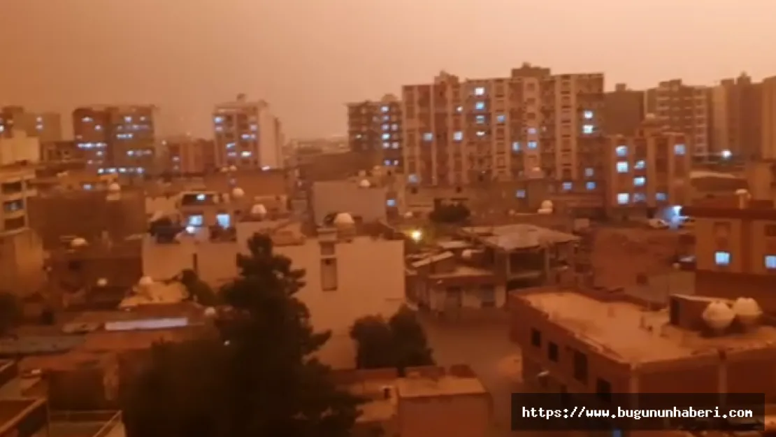 Mardin'de Kıyamet Alameti Gibi Hava olayı yaşandı