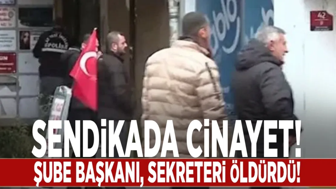 Ankara'da Birleşik Metal Sendikası'nın Şube Başkanı Deniz Ilgan, Şube Sekreteri Erdinç Koç'u Öldürdü!