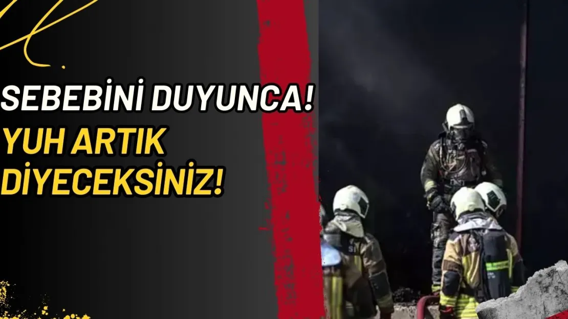 Ankara'da Yatak Fabrikasında Korkunç Yangın! Sebebine Yuh Artık Diyeceksiniz!