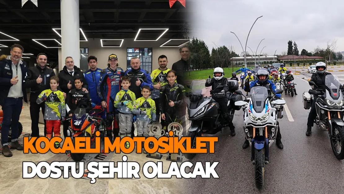 Başkan Tahir Büyükakın, mikro mobilite için start verdi Kocaeli motosiklet dostu şehir olacak