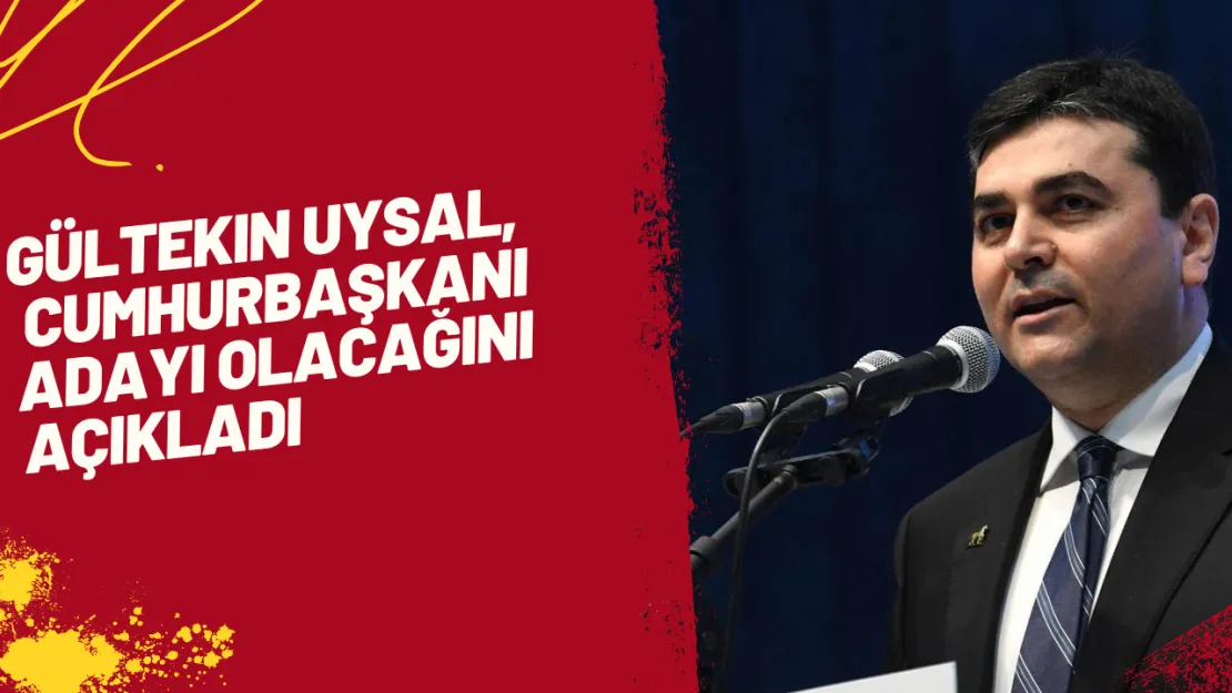 Gültekin Uysal, Cumhurbaşkanı Adayı Olacağını Açıkladı Demokrat Parti'nin Yeni Hamlesi