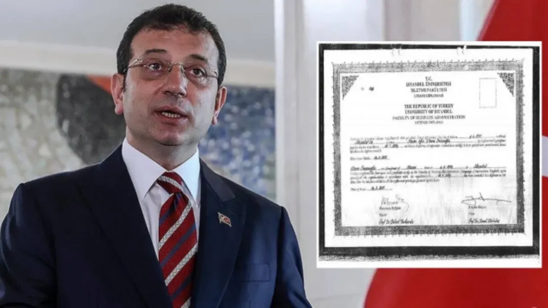 İstanbul Cumhuriyet Başsavcılığı, Ekrem İmamoğlu'nun Diplomasının İptal Edilmesini Talep Etti