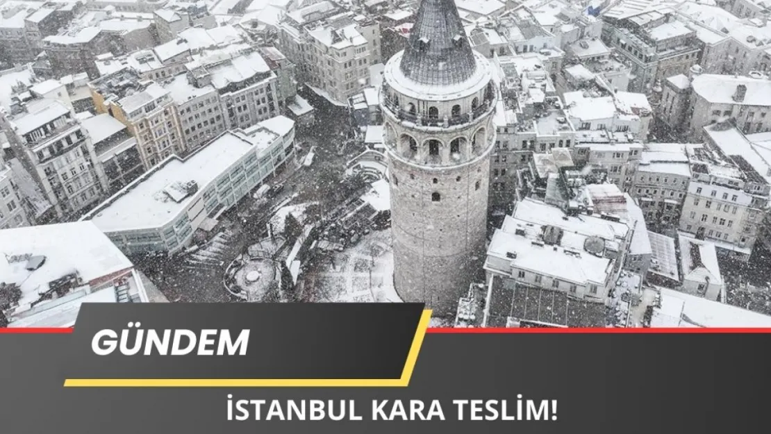 İstanbul'da Kar Yağışı Başladı! 24 Şubat Tatil Olması Muhtemel Yerler!