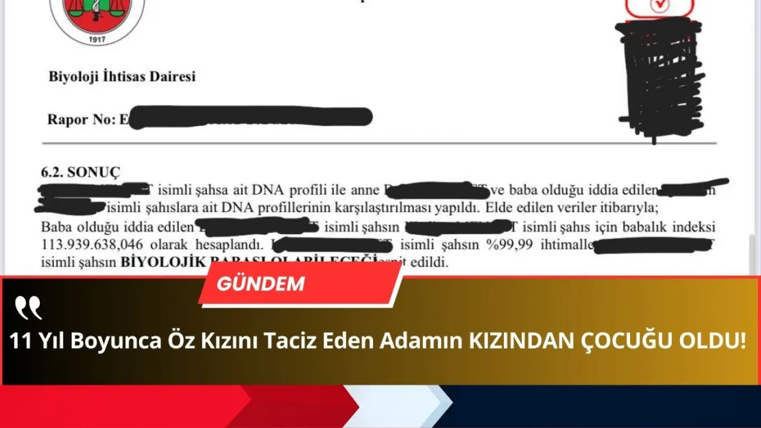 11 Yıl Boyunca Öz Kızını Taciz Eden Adamın KIZINDAN ÇOCUĞU OLDU! İşte detaylar...