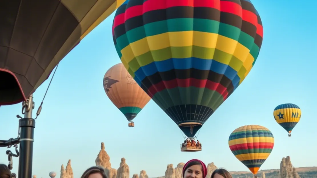 Kapadokya Vadileri Balon Turları ile Keşfediliyor