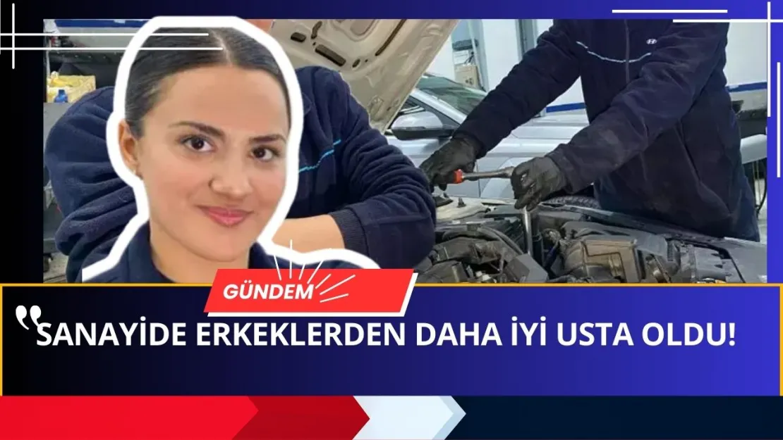 Kimse Beklemiyordu! 3 Diplomayla Sanayide Oto Tamir Ustası Oldu, Erkeklere Taş Çıkardı!