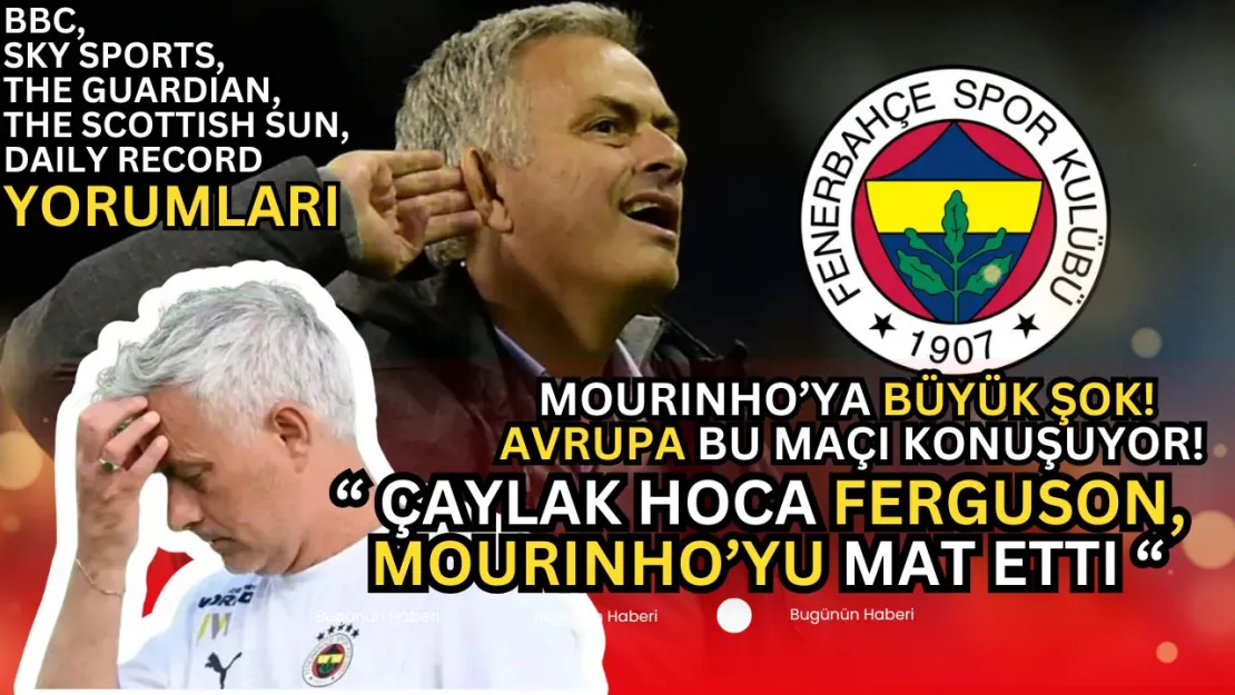 Kimse Beklemiyordu! Şok Yenilgi! Mourinho'ya Tarihi Ders! Avrupa Basını Bunu Konuşuyor (İşte Detaylar)...