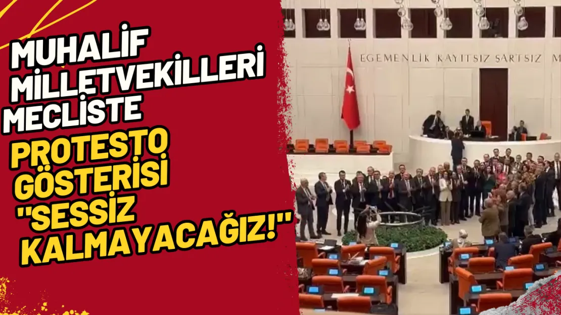 Muhalif Milletvekilleri Mecliste Protesto Gösterisi