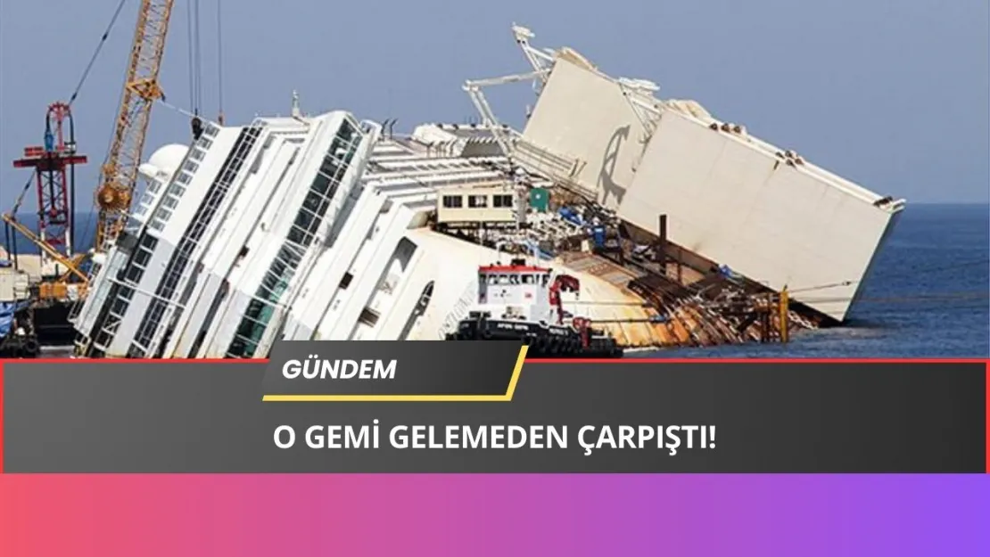 O Gemi Gelemeden Çarptı!