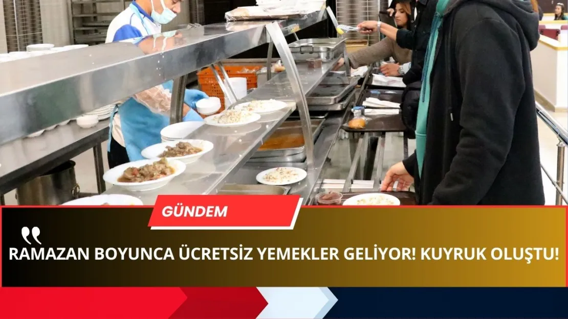 Ramazan Boyunca Her Yerde Ücretsiz Yemek Dağıtılacak! Büyük Kuyruklar Başladı!