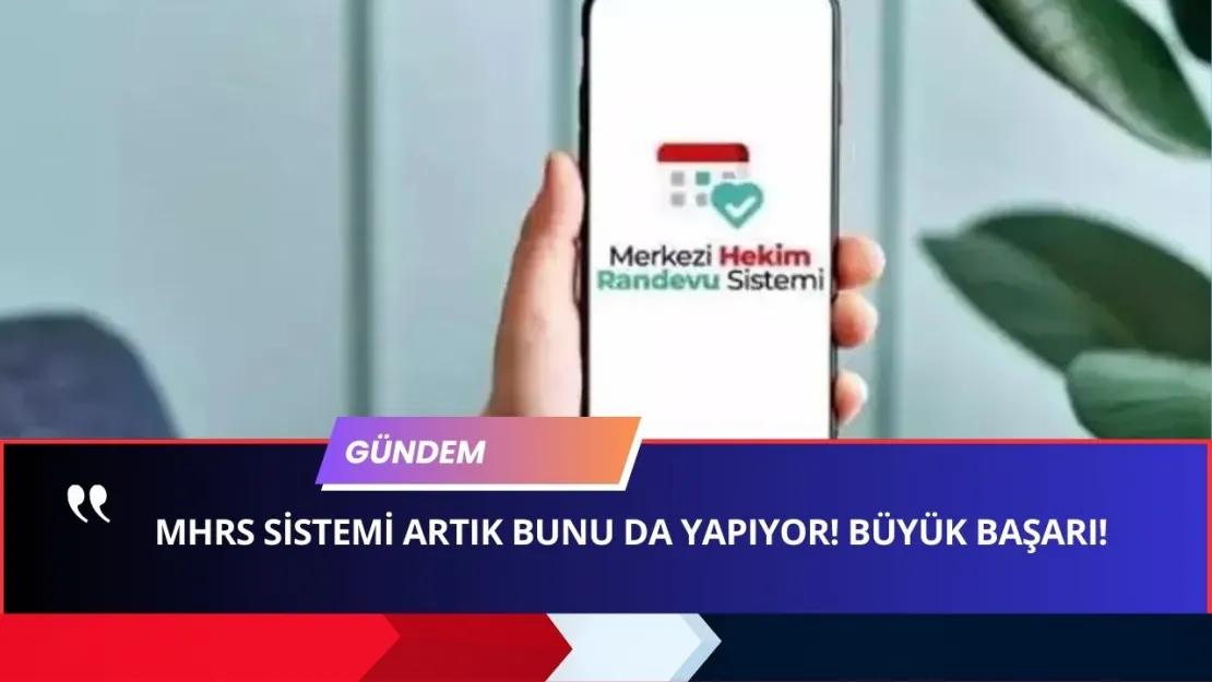 Sağlık Bakanlığı Açıldı! MHRS Randevu Sistemi ARTIK BUNU DA YAPIYOR!