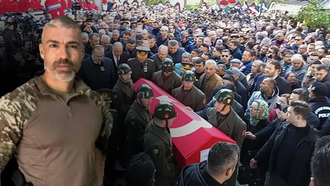 Şehit Piyade Komando Binbaşı Murat Kemal Yetişen, Son Yolculuğuna Uğurlandı