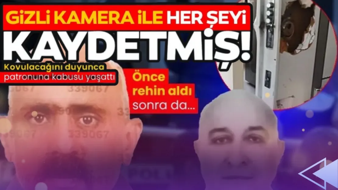 Şok Olay! Patronunun Odasına Gizli Kamera Yerleştirip Dehşet Saçtı! (Şantaj var, rehine var, ifşa var...)