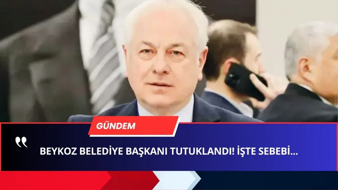 SON DAKİKA! BEYKOZ Belediye Başkanı TUTUKLANDI! İşte Nedeni...