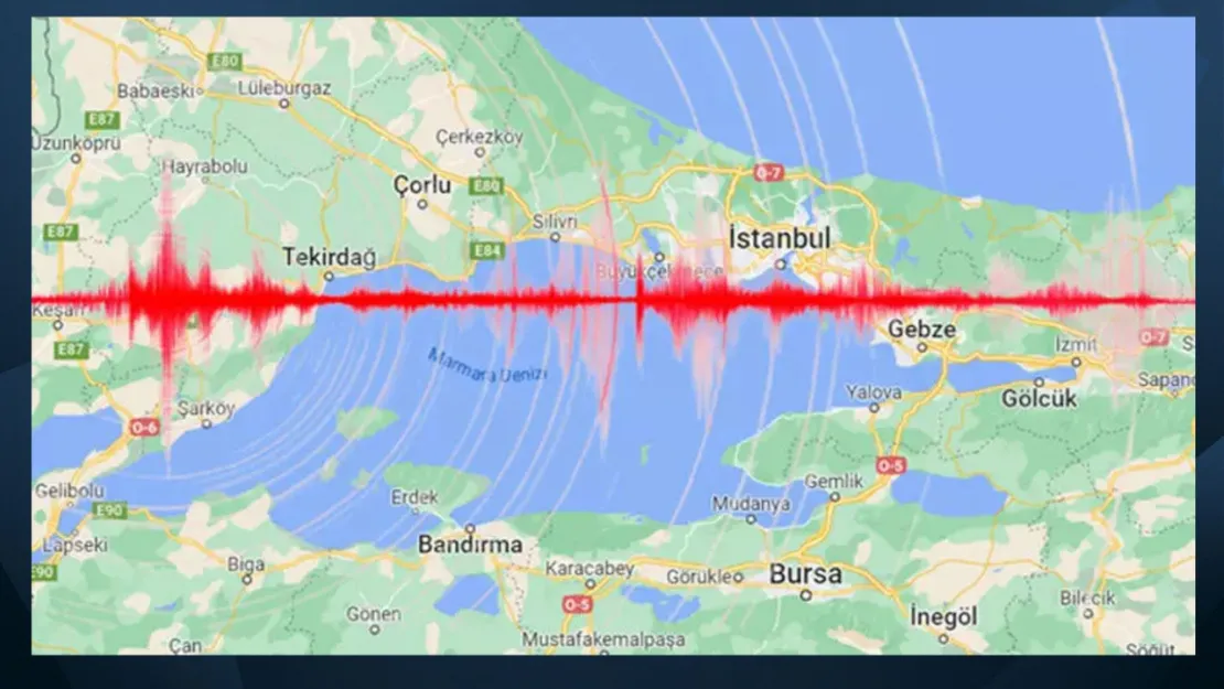 Son Dakika: Marmara'da Deprem!