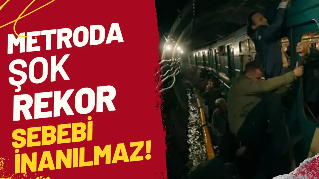 Türkiye'nin En Hızlı Metrosunda Şok! Rekor Kırıldı, Sebebi İnanılmaz!