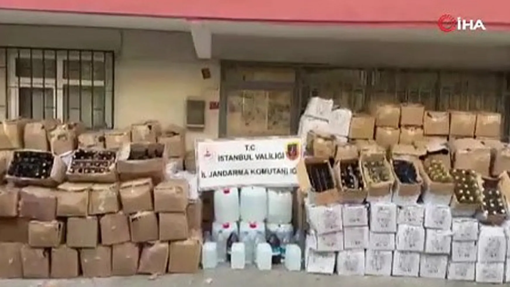 İstanbul'da Değeri 15 Milyon Lirayı Bulan Sahte İçki Yakalandı