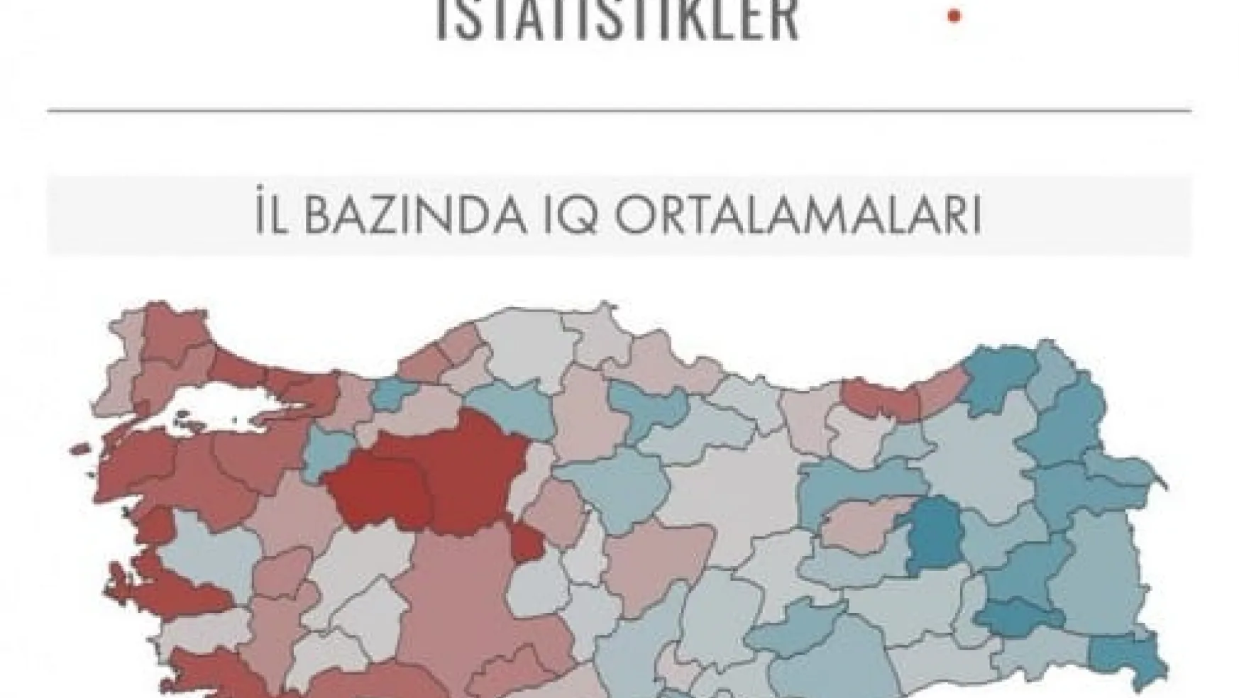 IQ testi sonucuna göre Türkiye'nin en zeki şehirleri belli oldu
