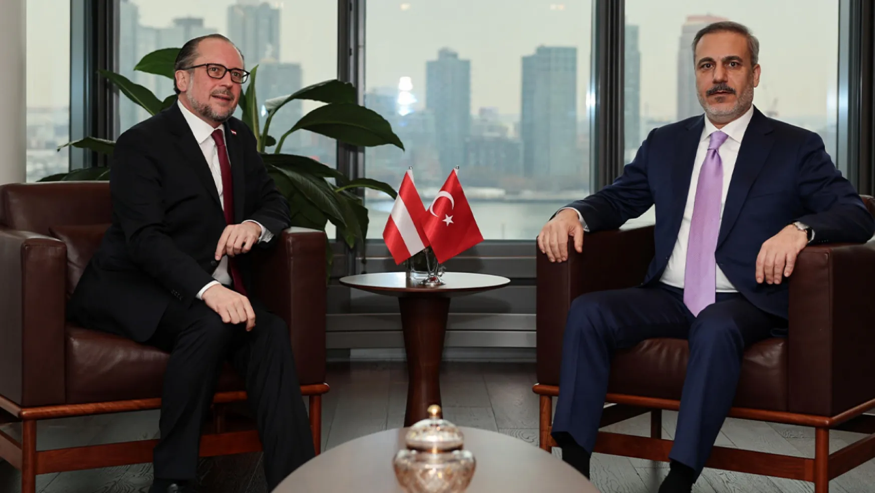 Bakan Fidan, Avusturya Dışişleri Bakanı Schallenberg İle Karşılıklı Görüştü
